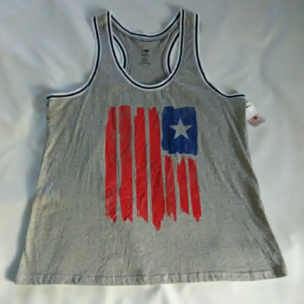 NWT New Snooze Button racer back tank top